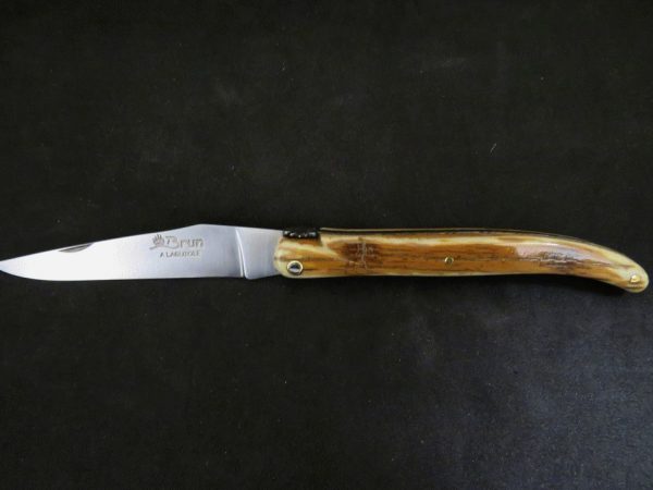 Laguiole knife 11 full edelweiss ivory handle