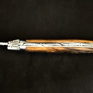 Laguiole 12 cm en vieux piquet de l'Aubrac