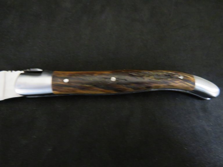 Laguiole 12 cm en vieux piquet de l’Aubrac