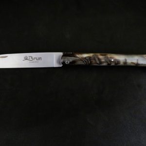 Laguiole modèle droit 13 cm forgé corne de bélier