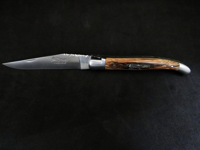 Laguiole 11 cm en vieux piquet de l’Aubrac