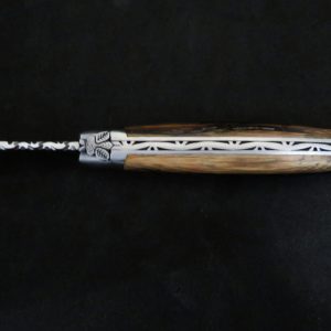 Laguiole 11 cm en vieux piquet de l'Aubrac