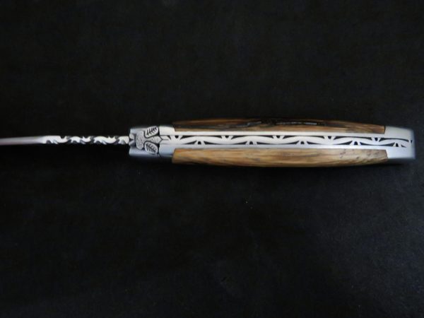 Laguiole 11 cm en vieux piquet de l'Aubrac