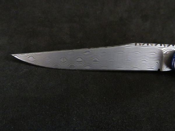 Laguiole 12 cm 1 piece full handle mammoth ivory damascus blade - Image 6