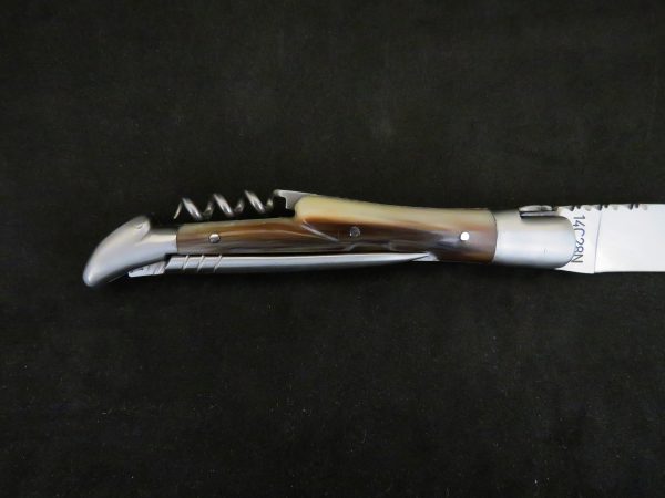 Laguiole 3 pieces forged marbled horn tip - Image 2
