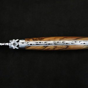 Couteau Laguiole 12 cm modèle compagnon bois d'olivier