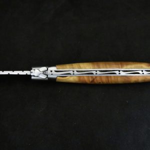 Laguiole 12 cm 1 pièce 2 mitres inox bois de genévrier